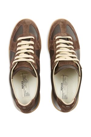 Replica sneakers in nappa leather and suede MAISON MARGIELA | S57WS0236P1895T2153
